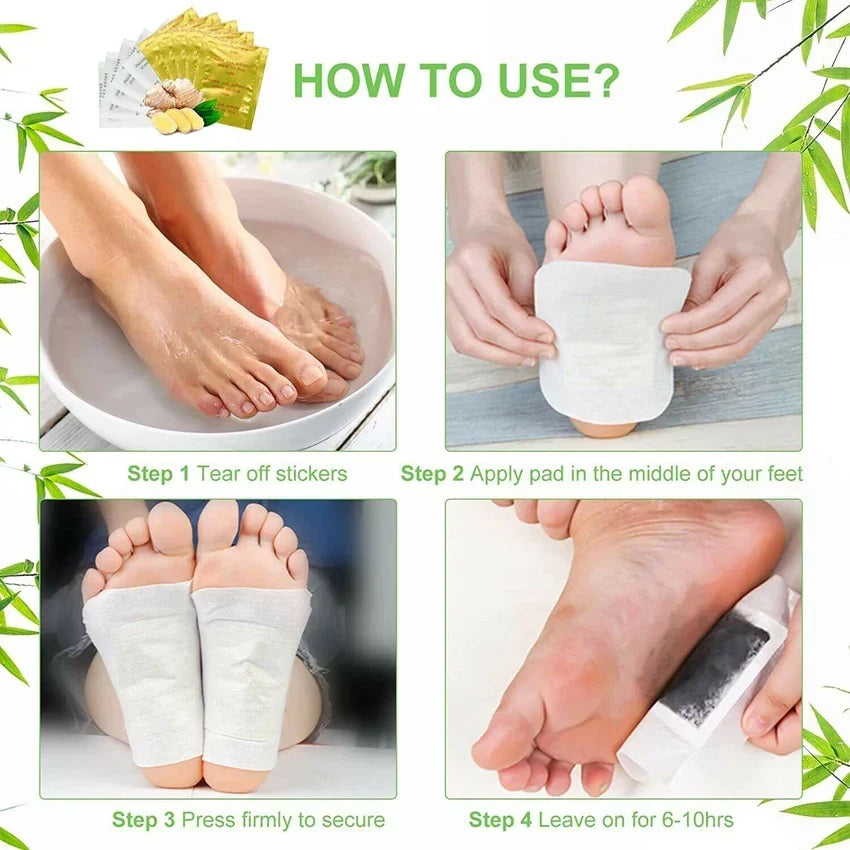 Kinoki Premium Natural Foot Patches(Pack Of 10)
